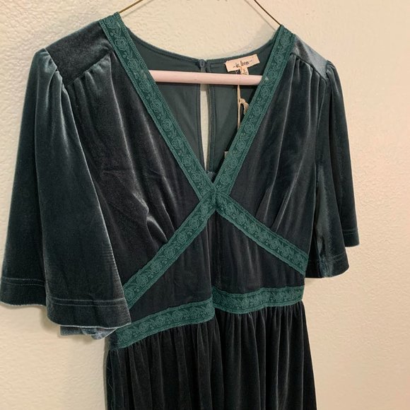 Velvet Maxi Dress - Picture 2 of 3